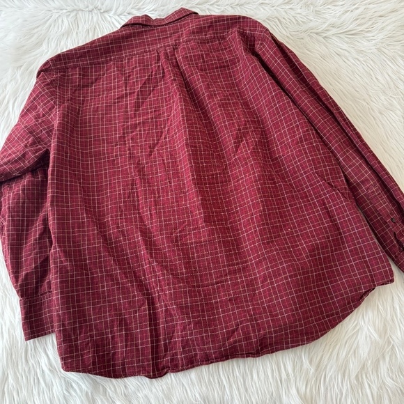 J.Crew Red Plaid Button Down Shirt - Picture 3 of 4